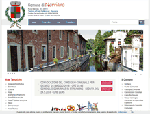 Tablet Screenshot of comune.nerviano.mi.it